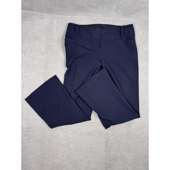 The Limited Pants - The Limited Cassidy Fit Dress Pants Womens 10S Navy Blue Bootcut Stretch Career